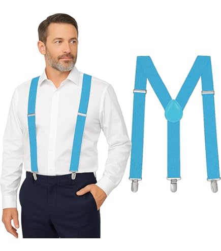 Amazon.com: Orange Nylon Spandex Suspender - One Size Fits